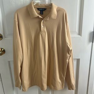 Lands’ End L/S Polo, XL, NWOT